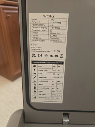 Nevera portátil WOLTU X40 – 40 litros – Compresor