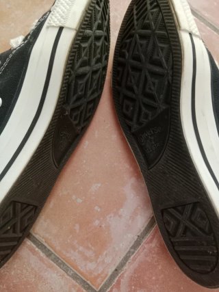 Converse All Star Estrellas Negras Talla 39