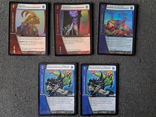 Lote 27 Cartas Foil Vs Marvel DC Origins CCG TCG