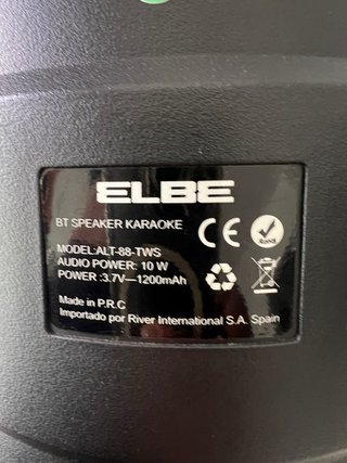 Altavoz Elbe Negro