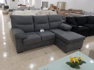 Sofá chaise longue nuevo tela beige