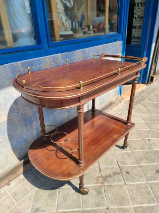 Carrito camarera vintage madera y metal 640513971
