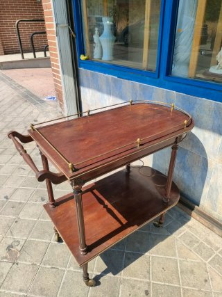 Carrito camarera vintage madera y metal 640513971