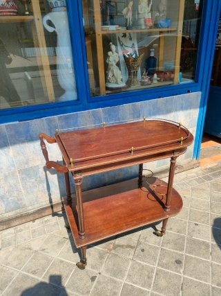 Carrito camarera vintage madera y metal 640513971