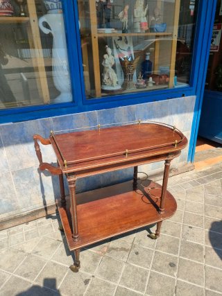 Carrito camarera vintage madera y metal 640513971