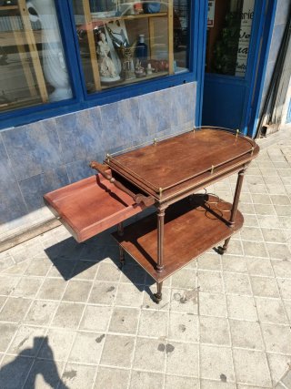 Carrito camarera vintage madera y metal 640513971