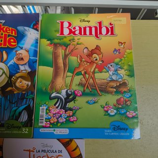 Lote 5 cómics Disney Biblioteca Infantil El Mundo