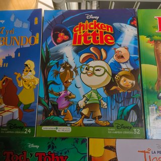 Lote 5 cómics Disney Biblioteca Infantil El Mundo