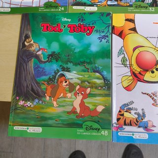 Lote 5 cómics Disney Biblioteca Infantil El Mundo