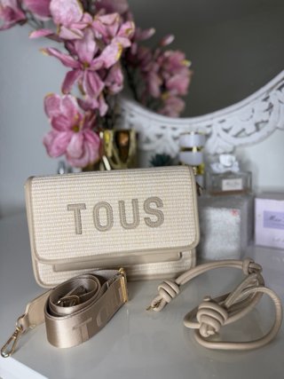 Bolso Tous Beige y Dorado