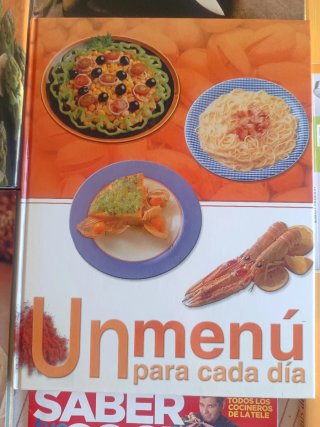 Lote 9 libros cocina: Vegetariana, menús, tortilla