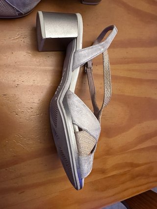 Sandalias Pikolinos Talla 40 Oro/Plata