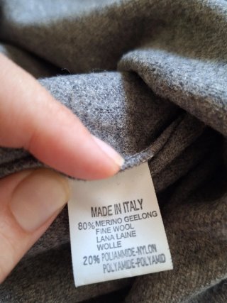 Vestito lana merino Daniele Fiesoli grigio