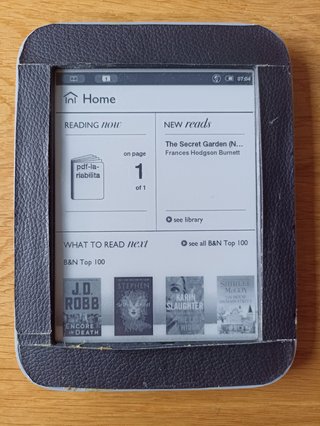 E-reader NOOK Simple Touch con GlowLight (BNRV350)