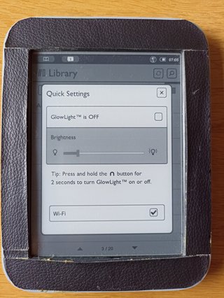 E-reader NOOK Simple Touch con GlowLight (BNRV350)