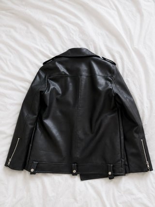 Casaco Pele Biker Preto