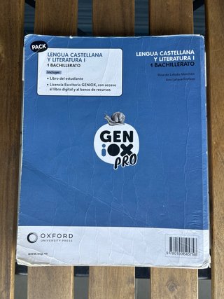 Lengua castellana y literatura I. Libro del est...