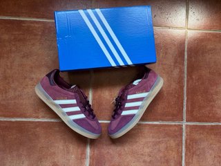 Adidas Gazelle Indoor W Morado Blanco