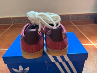 Adidas Gazelle Indoor W Morado Blanco