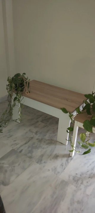 Mesa de comedor madera que se abre