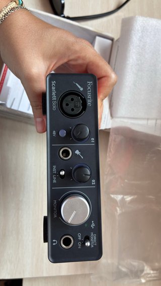 Focusrite Scarlett Solo Interfaz Audio