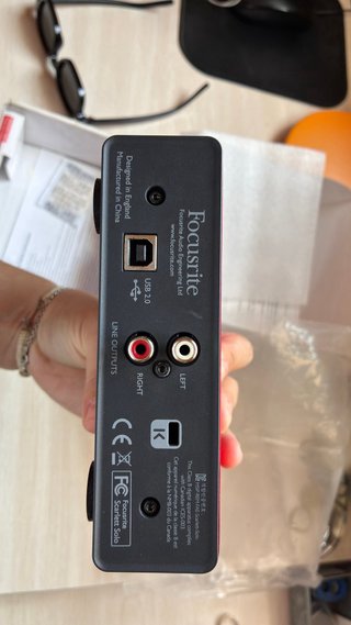 Focusrite Scarlett Solo Interfaz Audio