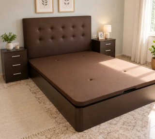 Cama individual / matrimonial con almacenaje