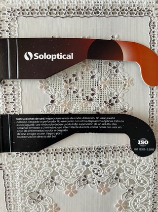 Gafas Soloptical para eclipse homologadas