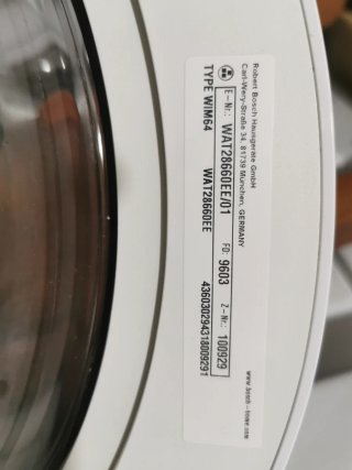Lavadora Bosch 8kg EcoSilence Drive