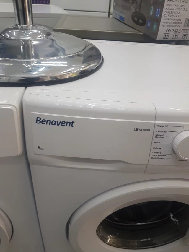 LAVADORA BENAVENT GARANTIA TRANSPORTE
