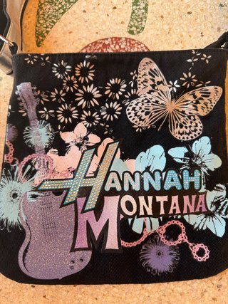 Bolso Bandolera Hannah Montana Negro