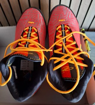 Zapatillas Baloncesto Nike Naranja/Rojo