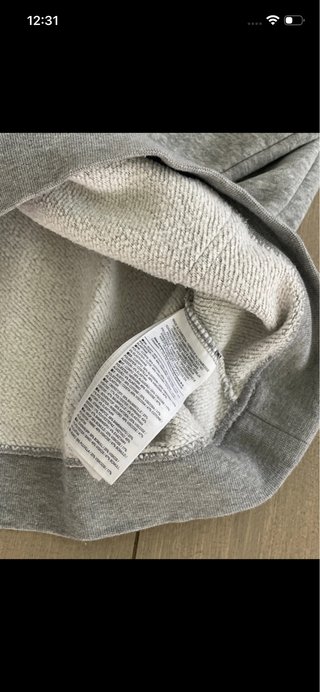 Sudadera Nike Air Gris Media Cremallera