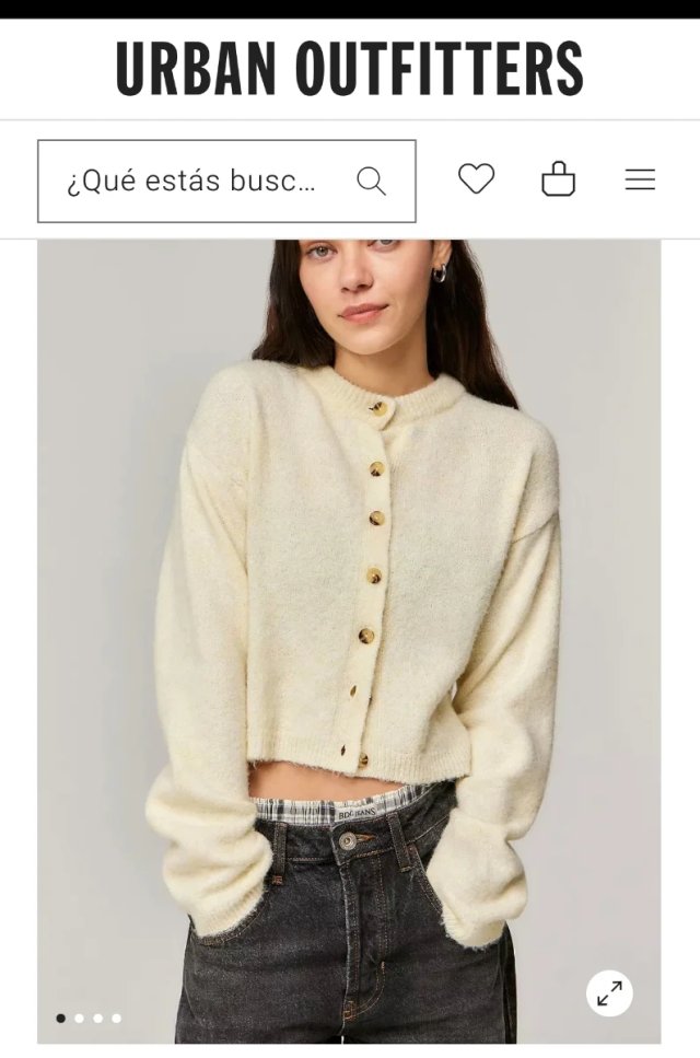 Cardigan Urban Outfitters Beige