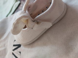 Zapatillas Zara bebé lazo