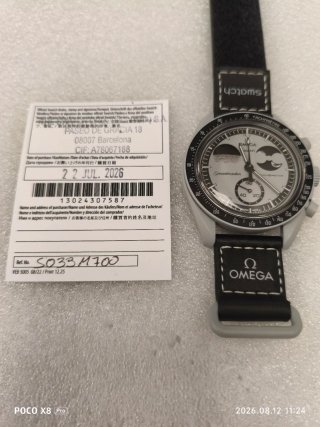 Reloj Swatch Moonswatch Mission to Earthphase