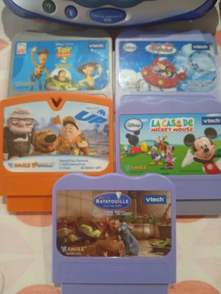 Consola Vtech con juegos