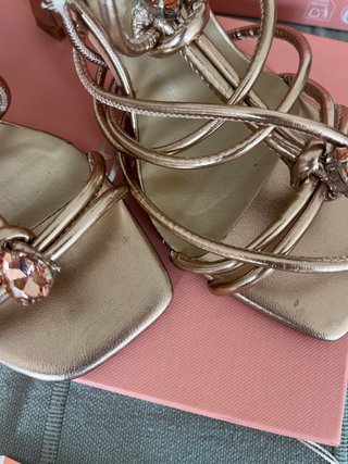 Sandalias Alma en Pena Oro Rosa