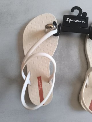 Sandalias Ipanema Mujer Beige/Blanco talla 35/36