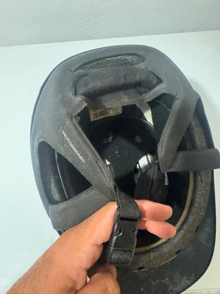 Casco de equitación Fouganza negro