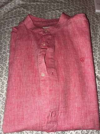 Camisa rosa manga larga Alvaro Moreno