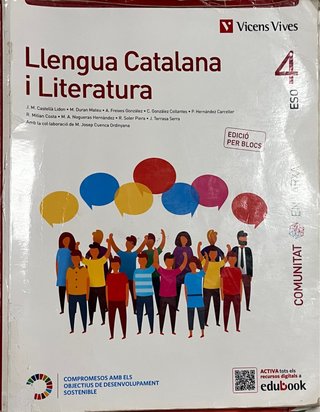 Llengua Catalana i Literatura, 4 ESO, edició pe...