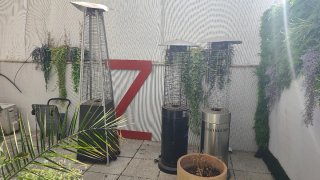 Estufa exterior terraza