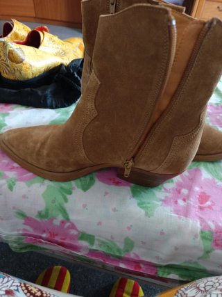 Botines Alpe piel marrón Talla 38