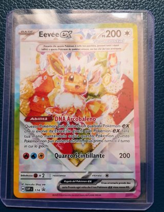 Eevee EX Teracristal 200 PS Carta Pokemon