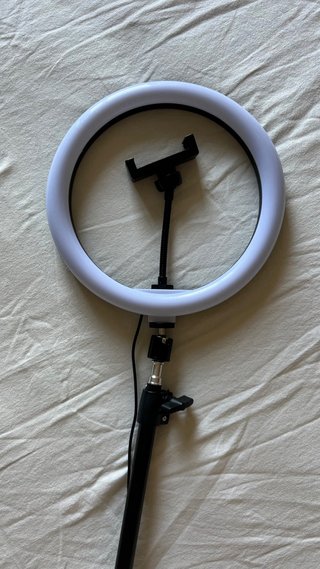 Aro luz LED con trípode y cargador