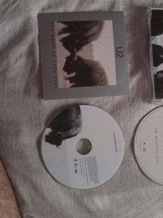 U2 2 CDs Promocionales Beautiful Day y The Best of