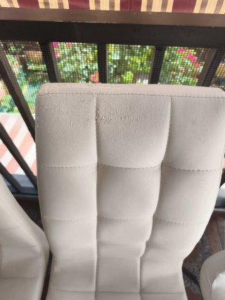 4 Sillas Comedor Piel Sintética