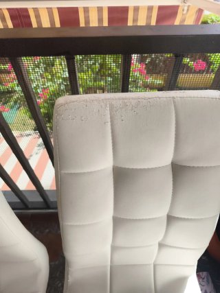 4 Sillas Comedor Piel Sintética