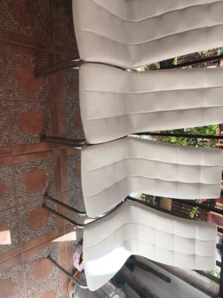 4 Sillas Comedor Piel Sintética